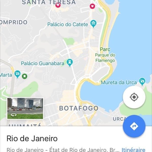 Utiliser google maps au Bresil