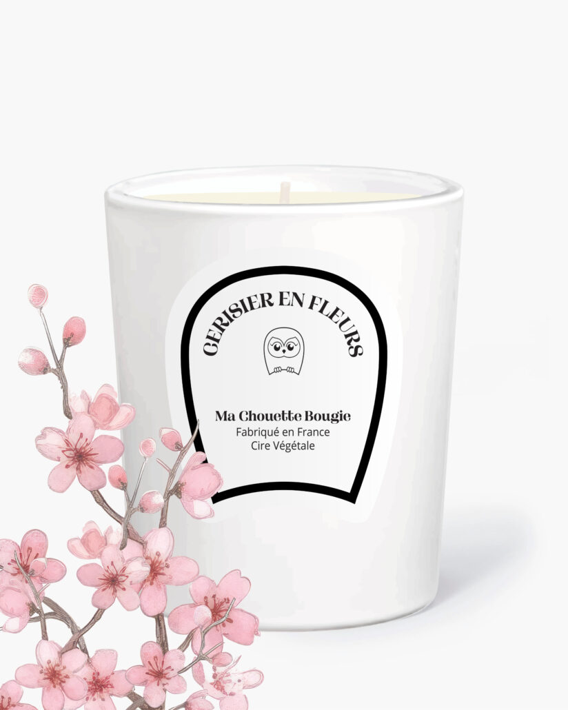Bougie cerisier en fleurs