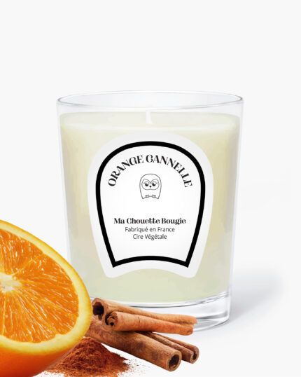 bougie parfumee orange cannelle