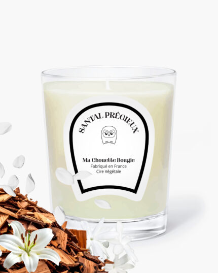 bougie parfumee santal precieux