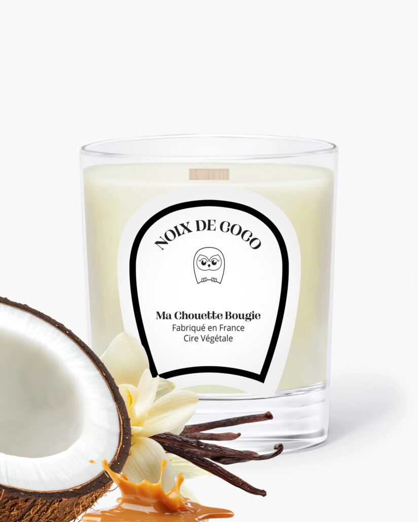 Bougie parfumée noix de coco